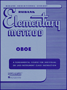RUBANK ELEMENTARY METHOD OBOE cover